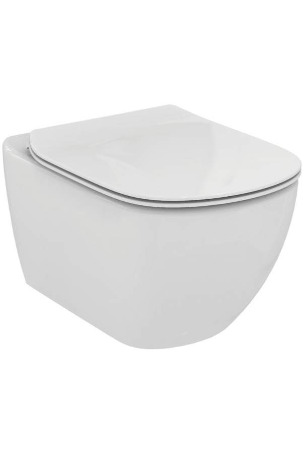 Унитаз подвесной Ideal Standard Tesi AQUABLADE 36,5x53,5 сиденье Slim SoftClose, белый