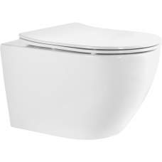 Унитаз подвесной Roxen Antares Tornado Long 53x36 сиденье Duroplast, SoftClose Унитаз подвесной Roxen Antares Tornado Long 53x36 сиденье Duroplast, SoftClose