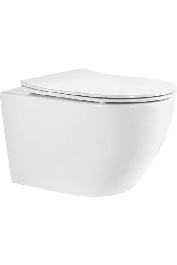 Унитаз подвесной Roxen Antares Tornado Long 53x36 сиденье Duroplast, SoftClose