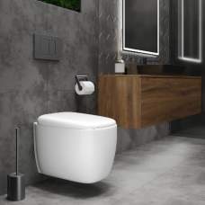 Унитаз подвесной Roxen Martin 34x51 с сиденьем дюропласт SoftClose Унитаз подвесной Roxen Martin 34x51 с сиденьем дюропласт SoftClose