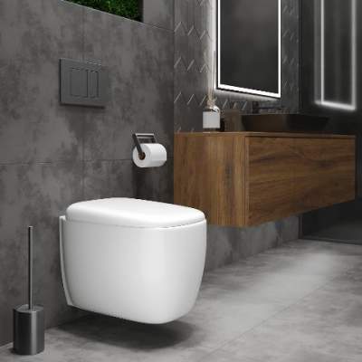 Унитаз подвесной Roxen Martin 34x51 с сиденьем дюропласт SoftClose
