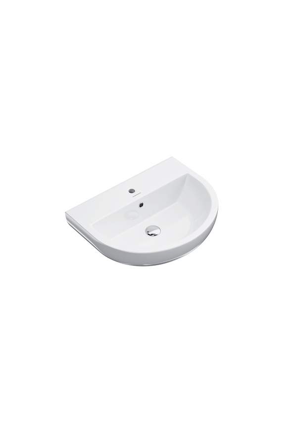 Раковина Kerama Marazzi Buongiorno подвесная 55, белая глянцевая