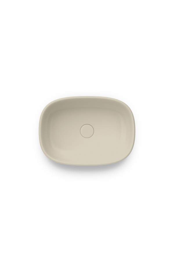Раковина Kerama Marazzi Circo накладная 50, песочная матовая