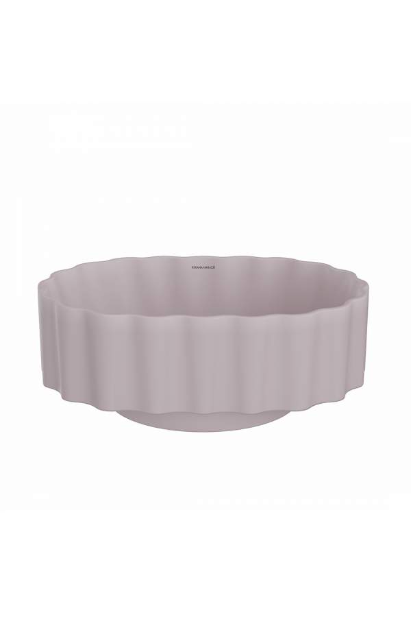 Раковина Kerama Marazzi Artbasin Conchiglia накладная 50, мальва матовая