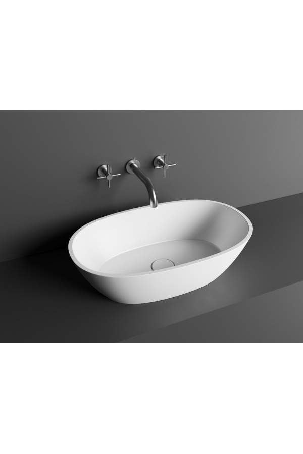 Умывальник накладной UMY-Home UMY NOA 56x33,5 U-Coat белый глянец