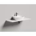Умывальник Salini Alda Wall 01 S-Stone 58x45 белый матовый