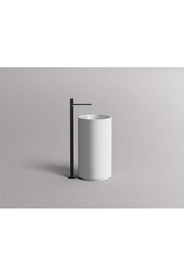 Умывальник Salini ARMONIA TOP 01 S-Sense 130114G 42,5x42,5 белый глянец