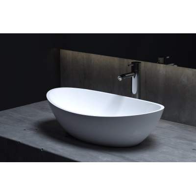 Умывальник накладной Salini Callista 103 56x34 Solix матовый