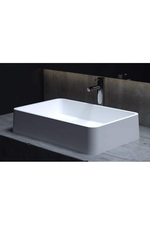 Умывальник накладной Salini Gloria 307 59,5x39,5 Solix матовый