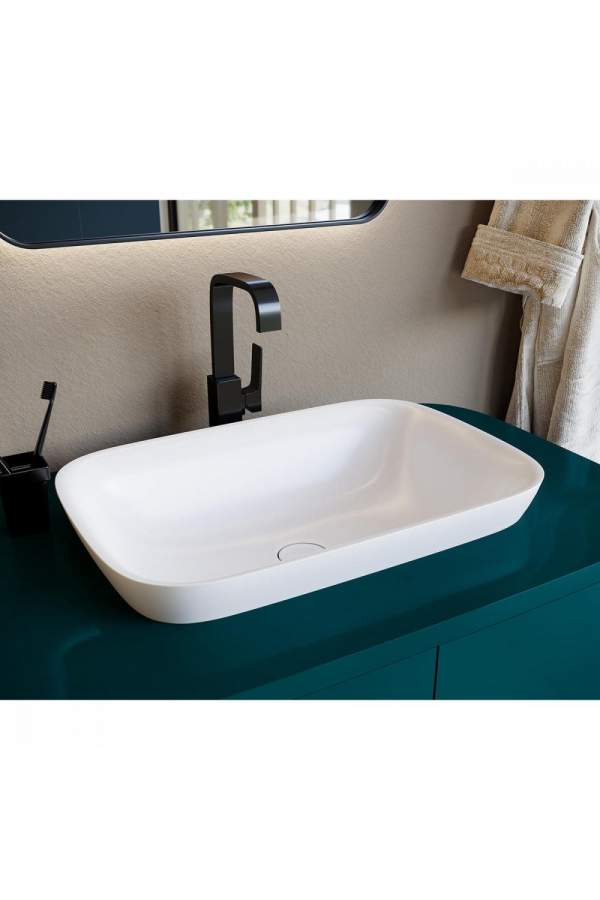 Умывальник Salini MAREA 02 1802202M 60x40 белый матовый