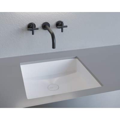 Умывальник Salini Marea 07 S-Stone 1802207M 42x42 белый матовый