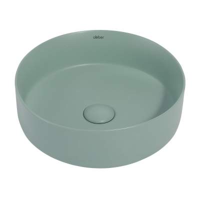 Умывальник Abber Bequem AC2108MCG 36x36 светло-зеленый матовый