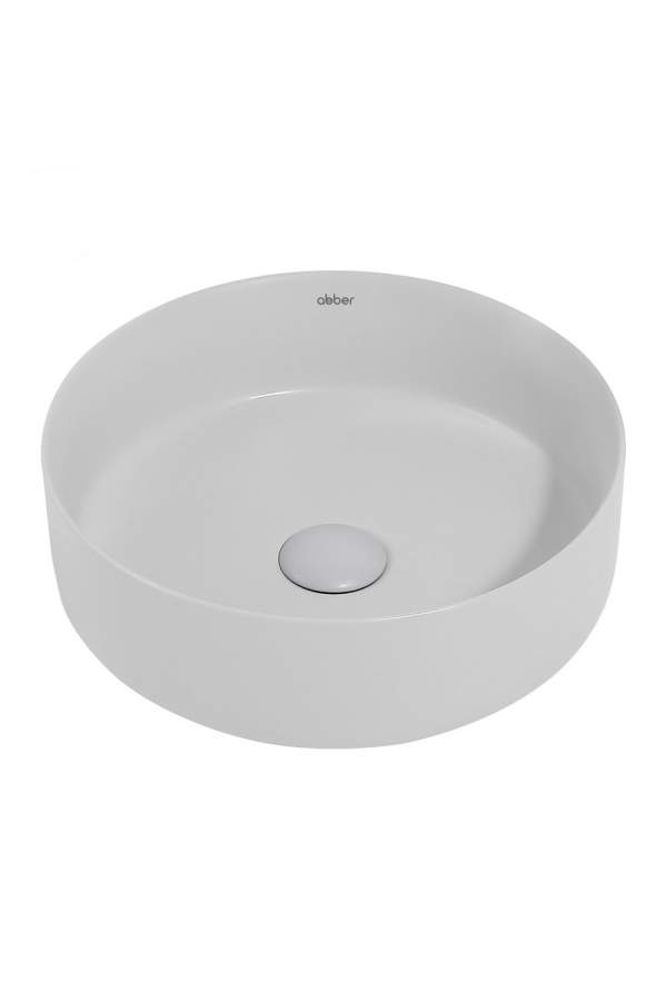 Умывальник Abber Bequem AC2108MLG 36x36 светло-серый матовый