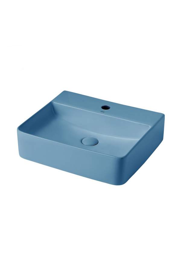 Умывальник Abber Rechteck AC2203MSB 50x42 синий матовый