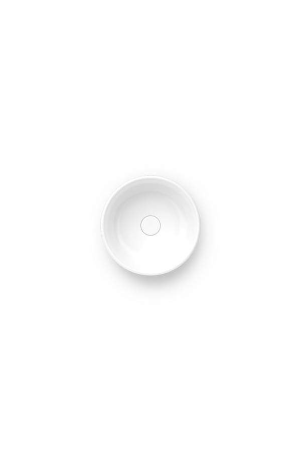 Раковина Kerama Marazzi CIRCO накладная 36, белая глянцевая