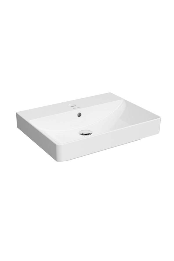 Раковина Kerama Marazzi PRO мебельная/подвесная 55, белая глянцевая