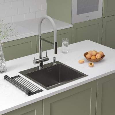 Кухонная мойка Roxen Simple 560220-45 45x45 сатин
