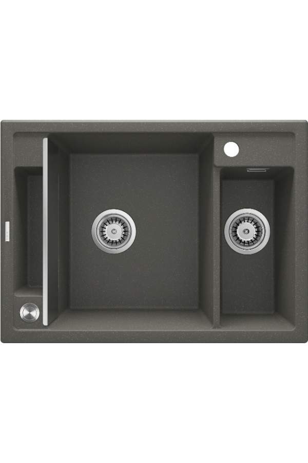 Гранитная мойка Deante Magnetic ZRM_T503 металлический антрацит