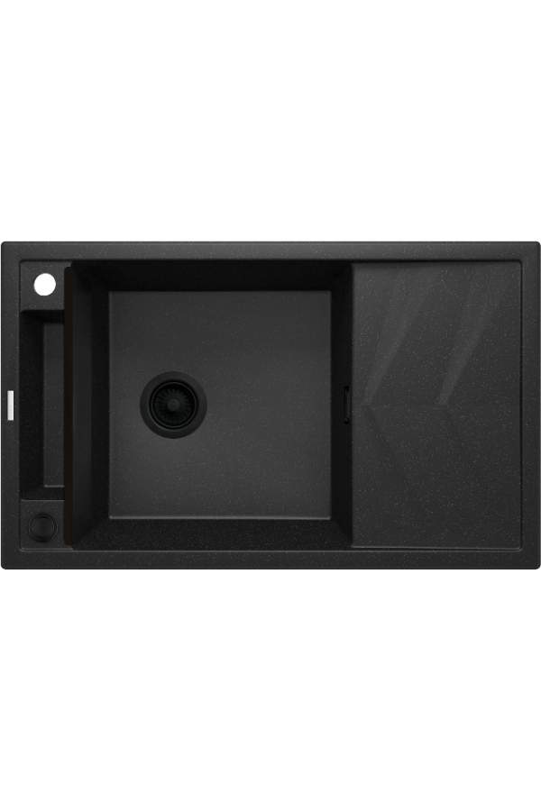 Гранитная мойка Deante Magnetic ZRM_G113 графит металлик