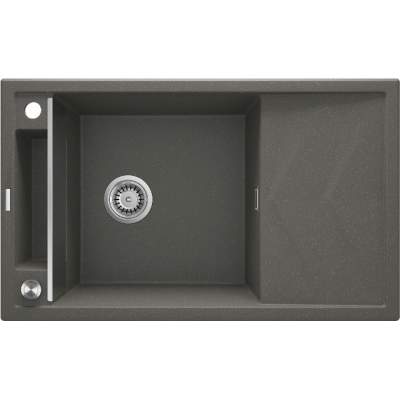 Гранитная мойка Deante Magnetic ZRM_T113 металлический антрацит