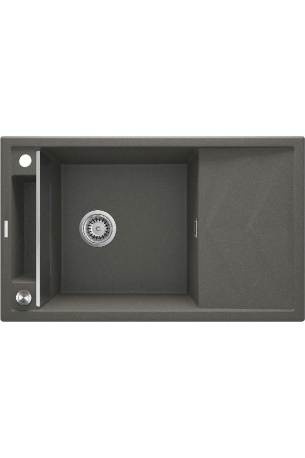 Гранитная мойка Deante Magnetic ZRM_T113 металлический антрацит