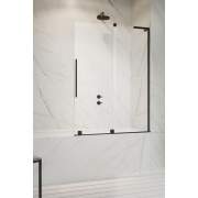 Шторка на ванну Radaway Furo SL Black PND II Right 120x150 стекла прозрачные, профиль черный