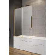 Шторка на ванну Radaway Furo SL Gold PND II Left 120x150 стекла прозрачные, профиль золото