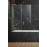 Часть шторки для ванны Radaway Furo SL Brushed Gold PND II Door 638 Left стекло прозрачное, профиль брашированное золото