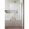 Шторка на ванну Radaway Furo SL Brushed Copper PND II Right 100x150 стекла прозрачные, профиль брашированная медь