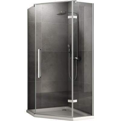 Душевой уголок Abber Ewiges Wasser AG05090 90x90 прозрачное стекло / профиль хром