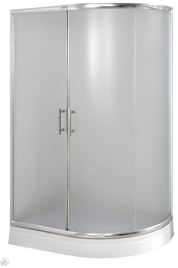 Душевой уголок Esbano ESD-8027А Left 120x80 стекла матовые, профиль хром
