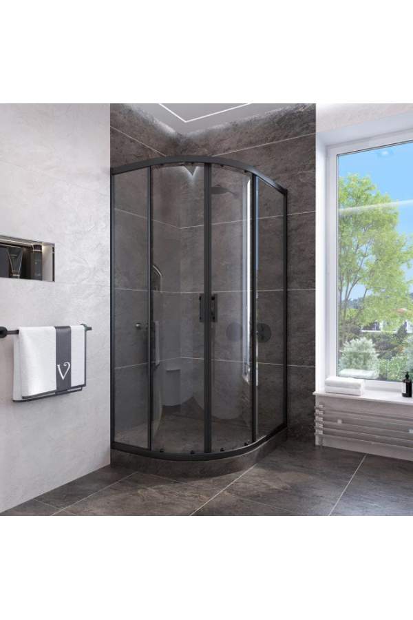 Душевой уголок Veconi Rovigo RV-107B 90x90 прозрачные стекла