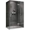 Душевой уголок ABBER Zart AG08090-S91 90x90 стекла прозрачные, профиль хром