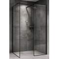 Душевой уголок ABBER Immer Offen AG67129B Walk-In 120x90x200 прозрачные стекла / черный профиль