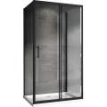 Душевой уголок Abber Schwarzer Diamant AG30100B-S100B-S100B 100x100 стекла прозрачные, профиль черный Душевой уголок Abber Schwarzer Diamant AG30100B-S100B-S100B 100x100 стекла прозрачные, профиль черный