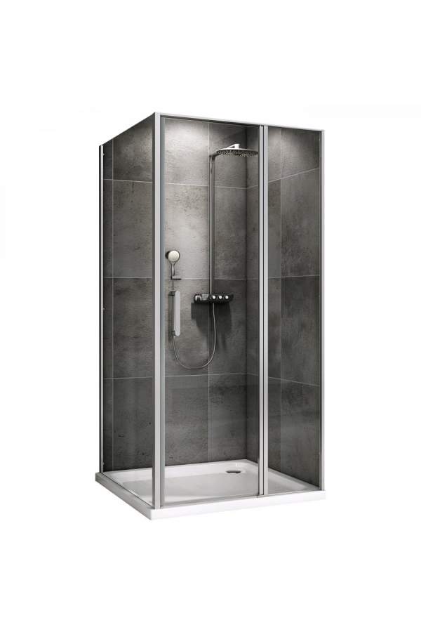 Душевой уголок Abber Sonnenstrand AG04100S-S70 100x70 стекла прозрачные, профиль хром