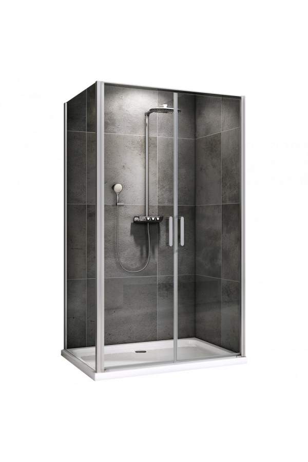 Душевой уголок Abber Sonnenstrand AG04100C-S80 100x80 стекла прозрачные, профиль хром