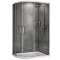 Душевой уголок Abber Schwarzer Diamant AG01119 110x90 стекла прозрачные, профиль хром Душевой уголок Abber Schwarzer Diamant AG01119 110x90 стекла прозрачные, профиль хром