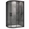 Душевой уголок Abber Schwarzer Diamant AG01119B 110x90 стекла прозрачные, профиль черный Душевой уголок Abber Schwarzer Diamant AG01119B 110x90 стекла прозрачные, профиль черный