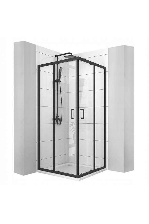 Душевой уголок Calani Vito 80x80 Black CAL-K6002