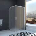Душевой уголок Veconi RV22-19C1 80x80 стекла матовые, профиль хром Душевой уголок Veconi RV22-19C1 80x80 стекла матовые, профиль хром