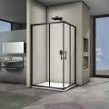 Душевой уголок Veconi RV30B-10090-01-C3 100x90 стекла прозрачные, профиль черный Душевой уголок Veconi RV30B-10090-01-C3 100x90 стекла прозрачные, профиль черный