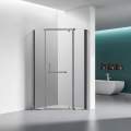 Душевой уголок Veconi RV36GR 80x80 стекла прозрачные, профиль графит Душевой уголок Veconi RV36GR 80x80 стекла прозрачные, профиль графит