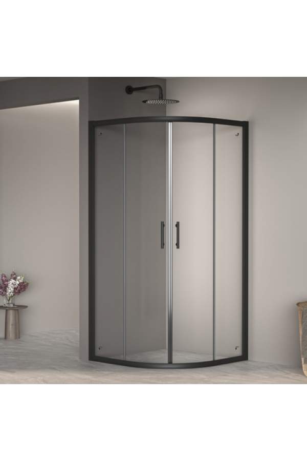 Душевой уголок RGW Passage PA-51-B 02085188-14 80x80 стекла прозрачные, профиль черный