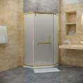 Душевой уголок RGW HO-84-G 350608400-26 100x100 стекла матовые, профиль золото Душевой уголок RGW HO-84-G 350608400-26 100x100 стекла матовые, профиль золото