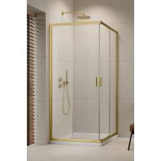 Душевой уголок Radaway Alienta Brushed Light Gold D 80x100 стекла прозрачные, профиль брашированное светлое золото Душевой уголок Radaway Alienta Brushed Light Gold D 80x100 стекла прозрачные, профиль брашированное светлое золото