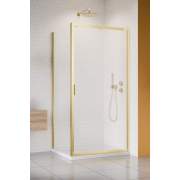Душевой уголок Radaway Alienta Brushed Light Gold DWJ+S 100x90 стекла прозрачные, профиль брашированное светлое золото Душевой уголок Radaway Alienta Brushed Light Gold DWJ+S 100x90 стекла прозрачные, профиль брашированное светлое золото