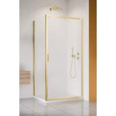 Душевой уголок Radaway Alienta Brushed Light Gold DWJ+S 140x90 стекла прозрачные, профиль брашированное светлое золото Душевой уголок Radaway Alienta Brushed Light Gold DWJ+S 140x90 стекла прозрачные, профиль брашированное светлое золото