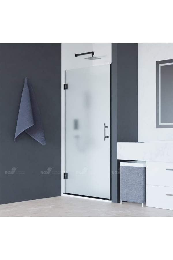 Душевая дверь RGW Hotel HO-011B 90x195 стекло матовое-сатинат, профиль черный