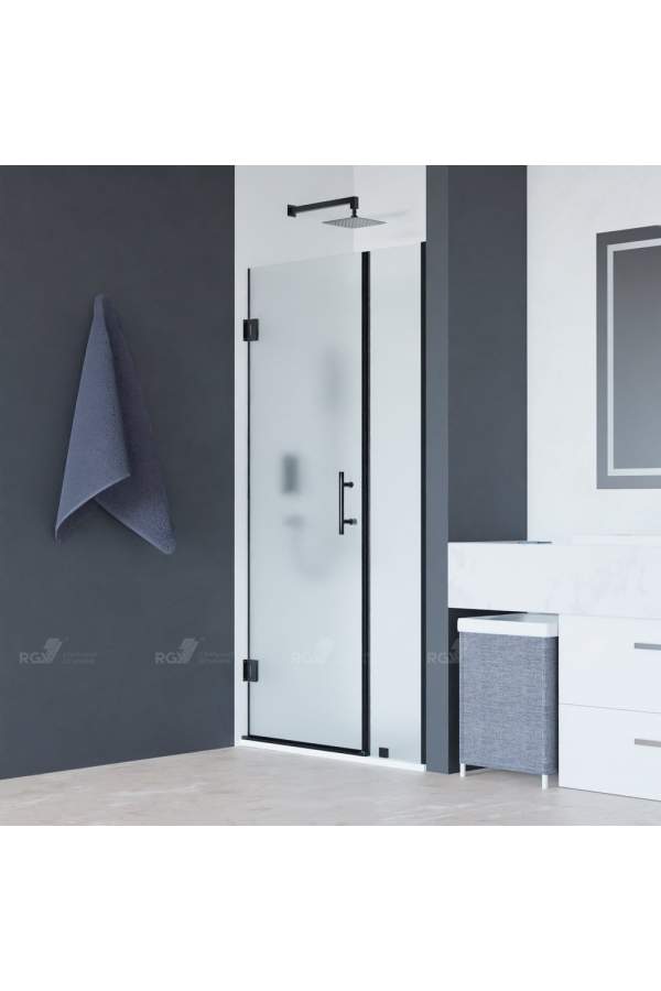 Душевая дверь RGW Hotel HO-012B 90x195 стекло матовое-сатинат, профиль черный